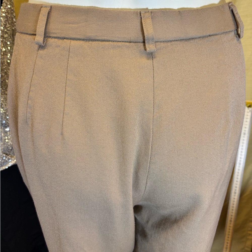 Pendleton Beige Women's Pleated Wool Trousers - image 4